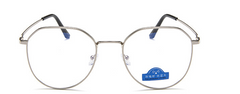 Polygon Metal Anti Blue Light Blocking Glasses