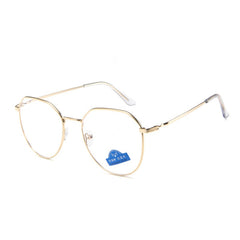Polygon Metal Anti Blue Light Blocking Glasses