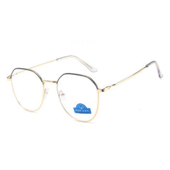 Polygon Metal Anti Blue Light Blocking Glasses