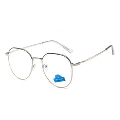 Polygon Metal Anti Blue Light Blocking Glasses