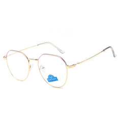 Polygon Metal Anti Blue Light Blocking Glasses