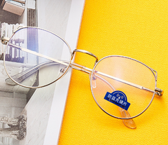 Polygon Metal Anti Blue Light Blocking Glasses