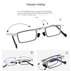 Vintage Lightweight Folding Blue Light Blocking Glasses